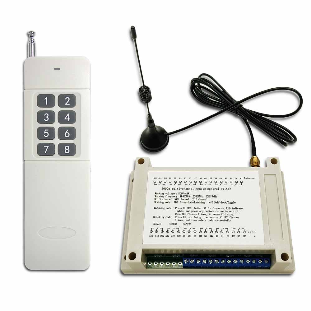 Interrupteur Télécommande Sans Fil 5000 Mètres Avec Sortie d'Alimentation CA