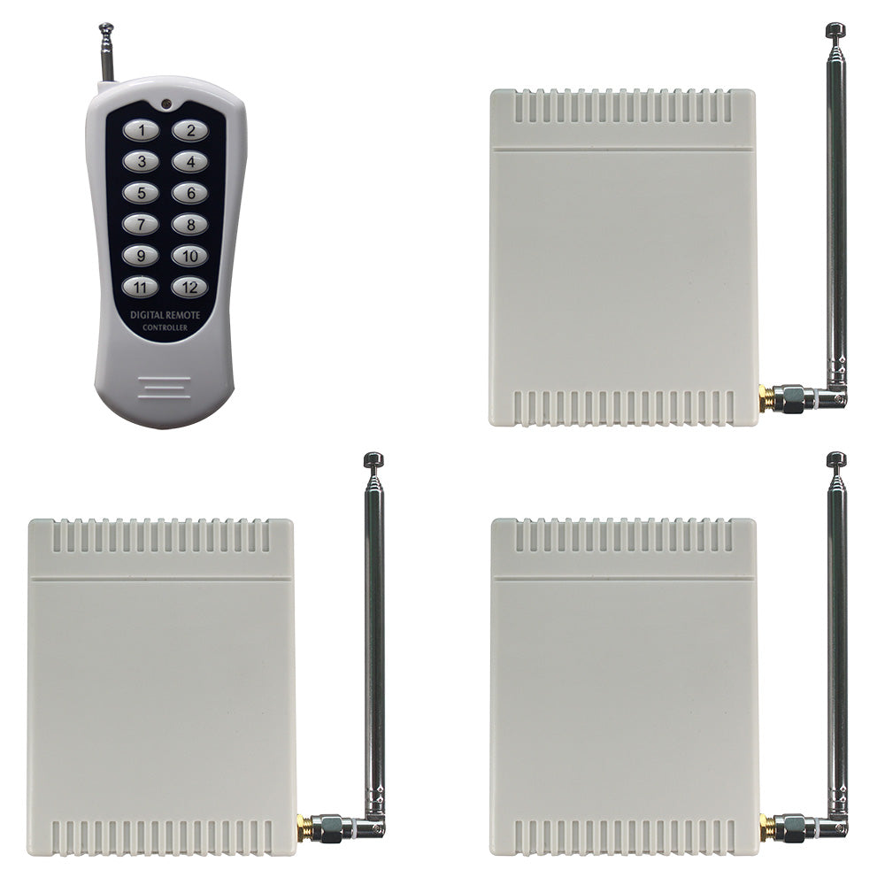 Sortie CA 220V Kit Interrupteur Sans Fil avec Télécommande 433MHz –  Interrupteur Télécommande Sans Fil