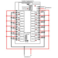 12 Voies CC 12V 24V Interrupteur Relais Sans Fil Longue Distance 5 Km (Modèle: 0020032)