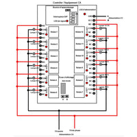 12 Voies CC 12V 24V Interrupteur Relais Sans Fil Longue Distance 5 Km (Modèle: 0020032)