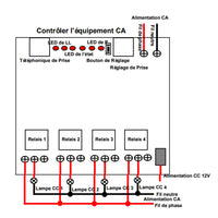 Mini CC 12V Module Relais de Commande Par Téléphone