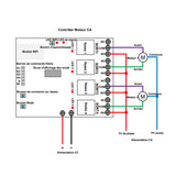 4 Voies Interrupteur Intelligent WIFI Avec Télécommande Sans Fil (Modèle: 0022015)