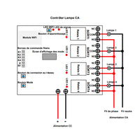 4 Voies Interrupteur Intelligent WIFI Avec Télécommande Sans Fil (Modèle: 0022015)