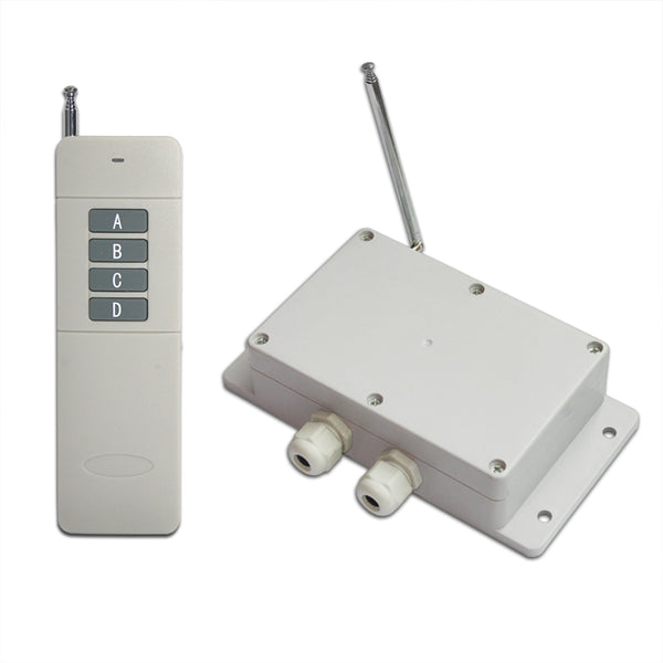 2 Km Kit Interrupteur Télécommande Sans Fil 4 Canaux CC 8~80V (Modèle: 0020218)