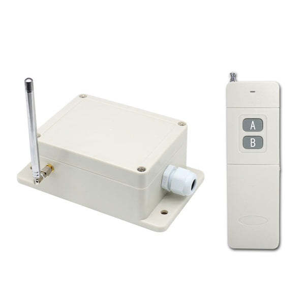 CC Kit Interrupteur Télécommande Sans Fil 1 Voie Sortie Relais 10A (Modèle: 0020685)
