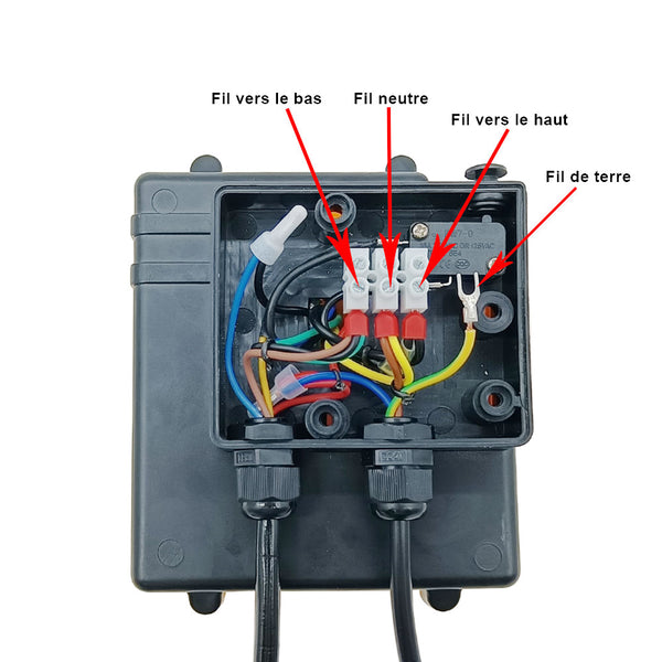 HURRISE Combiné de commutateur de treuil sans fil Kit de télécommande de  treuil sans fil interrupteur électrique universel pour