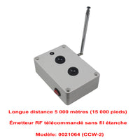 2 Voies 230V 6900 Watt Kit Interrupteur Télécommande Sans Fil 5 Km (Modèle: 0020107)