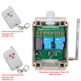 Kit Interrupteur Télécommande Sans Fil 230V 2 Voies Sortie Relais 30A (Modèle: 0020358)