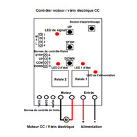 12V 24V 200kg Course 50mm Vérin Électrique avec Kit Télécommande Sans Fil (Modèle: 0020569)